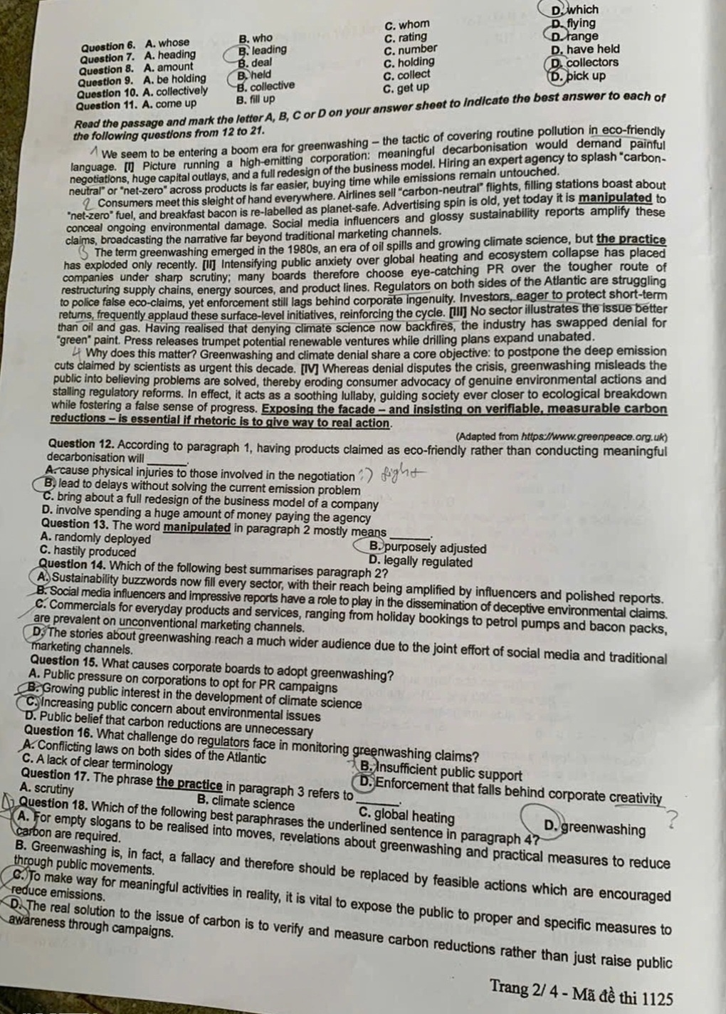امتحان اللغة الإنجليزية لتخرج الثانوية العامة: تقييم أم لغز؟ - 3 Đề thi tiếng Anh tốt nghiệp THPT: Đánh giá hay đánh đố? - 3