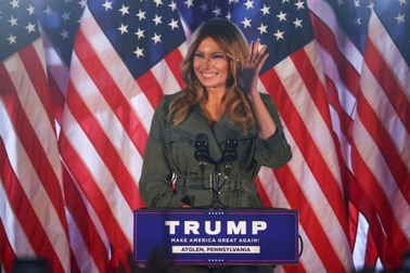 Bầu cử Mỹ 2020: Bà Melania Trump vận động tranh cử hiếm hoi cho chồng
