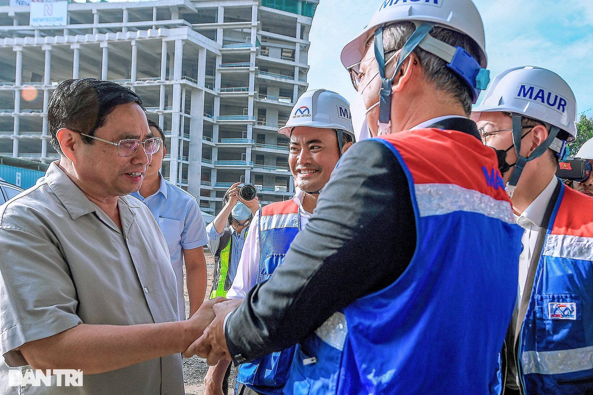 Thủ tướng Phạm Minh Chính thị sát tuyến metro số 1 Bến Thành - Suối Tiên - 8 Thủ tướng Phạm Minh Chính thị sát tuyến metro số 1 Bến Thành - Suối Tiên - 8