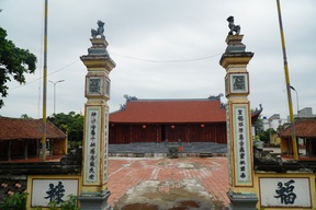 Di tích La Vân nơi cặp nghê đá cổ bị kẻ gian lấy trộm