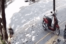 Bà cụ bị ô tô chèn qua người khi đang nhặt rác ở Bắc Giang