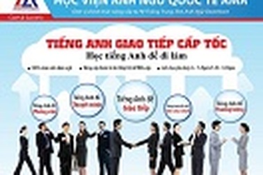 Tiếng Anh Giao tiếp cấp tốc - Học tiếng Anh để đi làm 