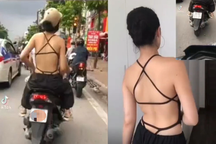 Ai đúng ai sai trong sự việc cô gái mặc hở lưng bị quay video bình phẩm?