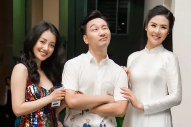 Hoa hậu Ngọc Hân hội ngộ MC Thành Trung, Quỳnh Chi khi về thăm trường cũ