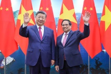 Thủ tướng và Chủ tịch Quốc hội hội kiến ông Tập Cận Bình