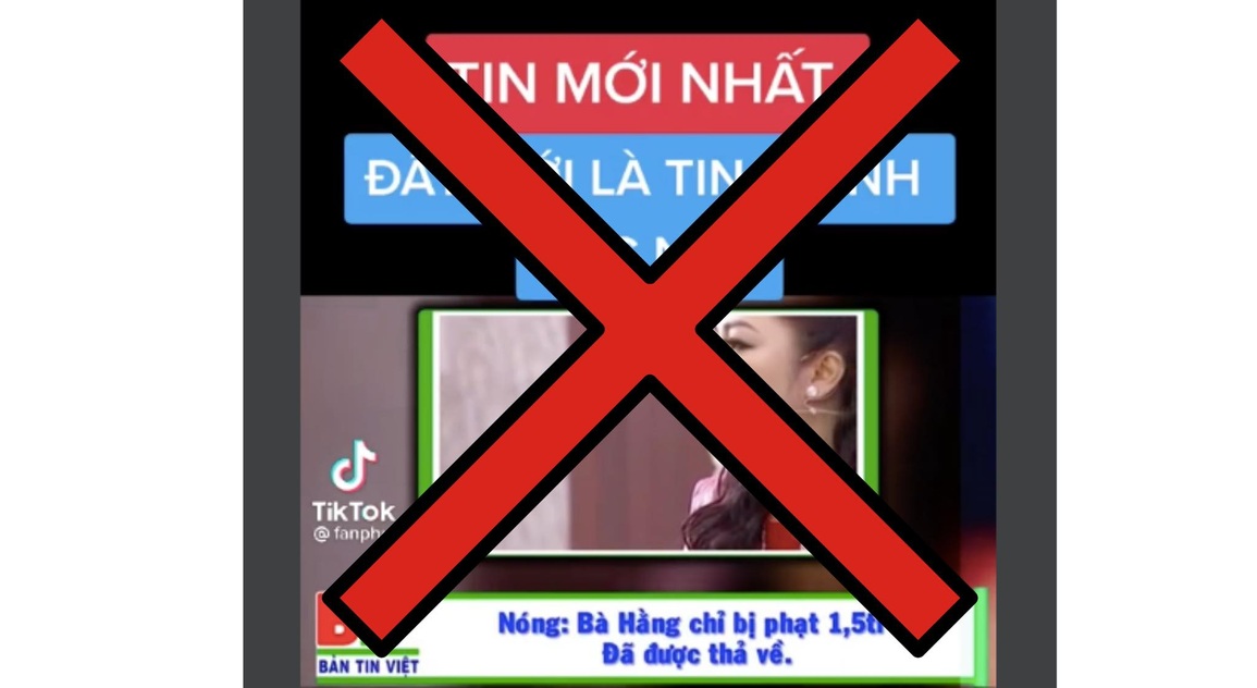 Công an điều tra người tung tin bà Hằng bị phạt 1,5 triệu đã được thả về - 1 Công an điều tra người tung tin bà Hằng bị phạt 1,5 triệu đã được thả về - 1