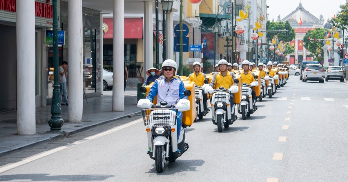 Honda Việt Nam và Bưu điện Việt Nam mở rộng dự án xe điện giao hàng