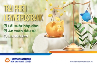 LienVietPostBank chào bán 40 triệu trái phiếu ra công chúng
