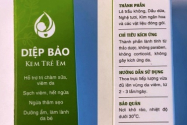 Mỹ thu hồi kem Diệp Bảo bôi da trẻ em vì chứa chì cao
