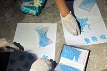 Đôi nam nữ mang súng "hộ tống" đi bán 1.000 viên thuốc lắc