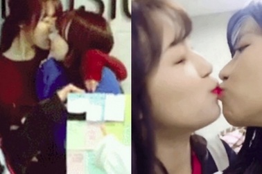 Những nụ hôn môi gây tranh cãi của các nữ ca sỹ thần tượng