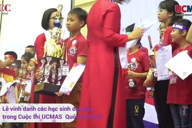Hơn 2.500 thí sinh thể hiện khả năng tư duy vượt trội nhờ UCMAS