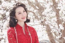 "Nữ hoàng ảnh lịch" Thanh Mai khoe nhan sắc khi dạo chơi ở trời Tây