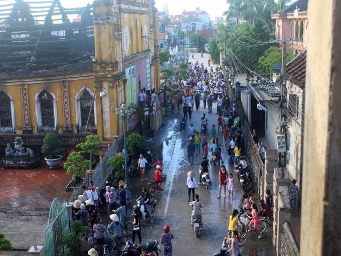 Nhà thờ Trung Lao, Cháy, Hỏa hoạn, Nam Định