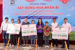 Báo Dân trí khởi công 5 ngôi nhà Nhân ái tại Phú Thọ, Bắc Giang