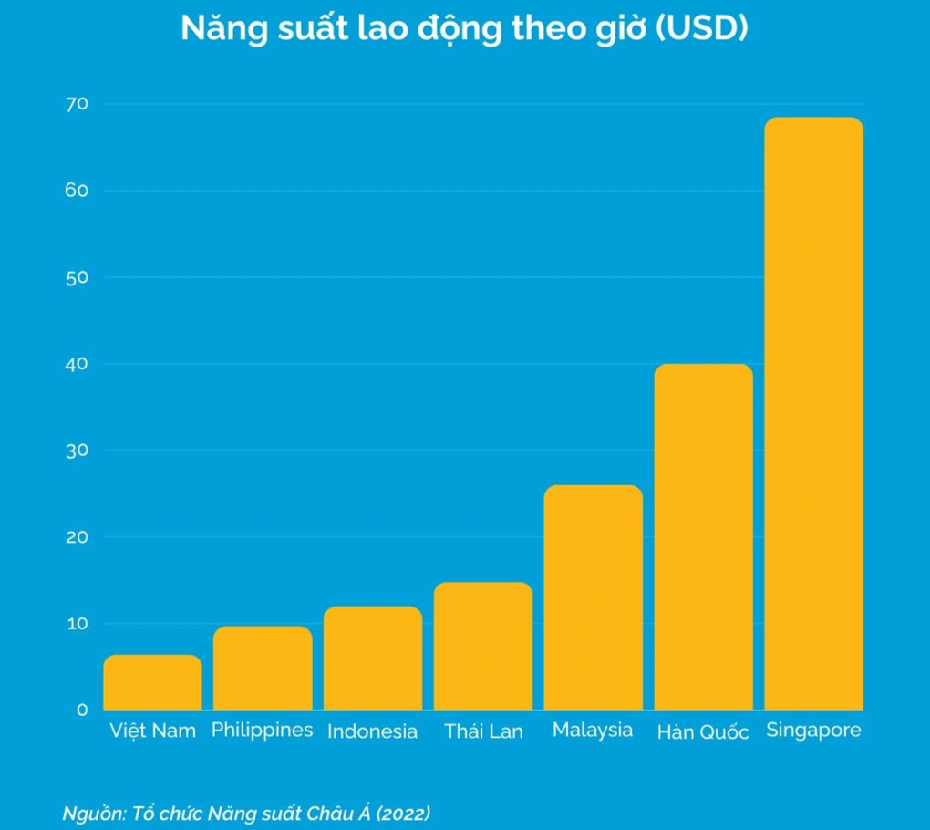 Năng suất lao động của Việt Nam tăng, ở đâu so với Thái Lan, Indonesia? - 1