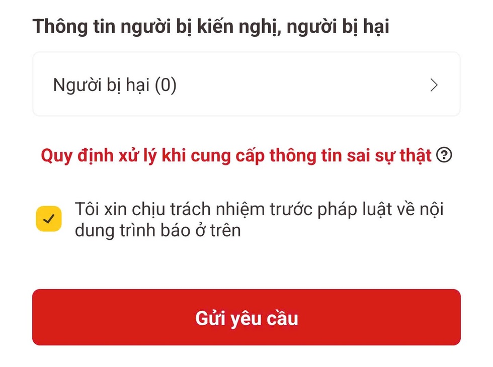 Hướng dẫn tố giác tội phạm đến cơ quan chức năng bằng ứng dụng VNeID - 4 Hướng dẫn tố giác tội phạm đến cơ quan chức năng bằng ứng dụng VNeID - 4