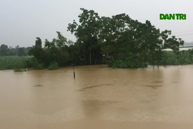 Nước sông lên báo động 2, hàng nghìn hộ dân bị cô lập