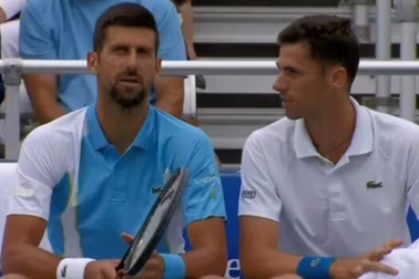 Djokovic thua ở nội dung đánh đôi Cincinnati Masters