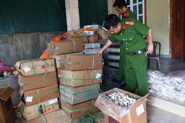 Sản xuất men rượu giả ở Hà Tĩnh, đóng bao bì ghi địa chỉ ở Nghệ An