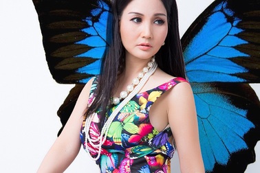 Hoa hậu Quý bà Sương Đặng kiều diễm hoá nàng tiên bướm