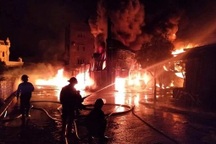 Nhà máy sợi rộng 4.000 m2 tại Đồng Nai cháy lớn trong đêm