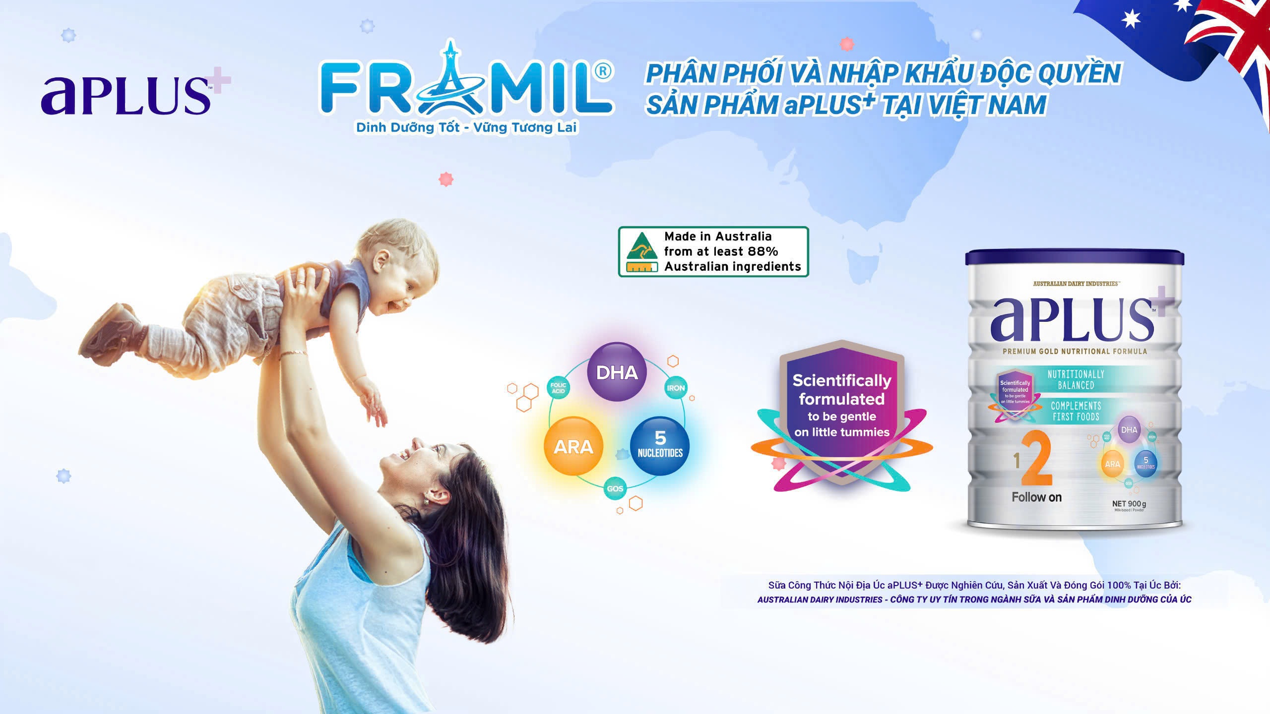 aPLUS+: 아이의 전인적 발달을 위한 호주산 영양 정보 - 1 aPLUS+: Dinh dưỡng từ Úc cho con phát triển toàn diện - 1