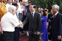 Chủ tịch nước Võ Văn Thưởng gặp mặt các cá nhân tiêu biểu của TP Hồ Chí Minh