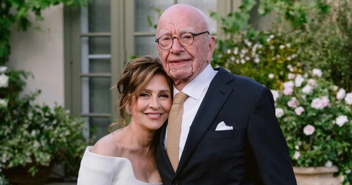 Hôn lễ giản dị của tỷ phú truyền thông Rupert Murdoch ở tuổi 93