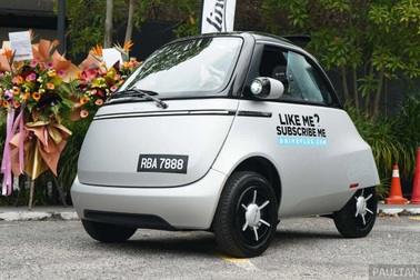 “Bé hạt tiêu” Microlino lần đầu về châu Á: 2 chỗ, sạc đầy đi được 228km