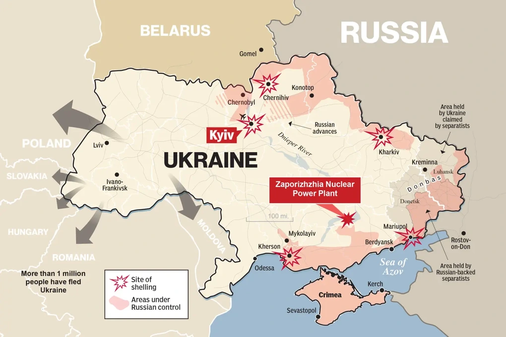 Bóng ma rò rỉ hạt nhân tại nhà máy Zaporizhzhia ở Ukraine - 2 Bóng ma rò rỉ hạt nhân tại nhà máy Zaporizhzhia ở Ukraine - 2