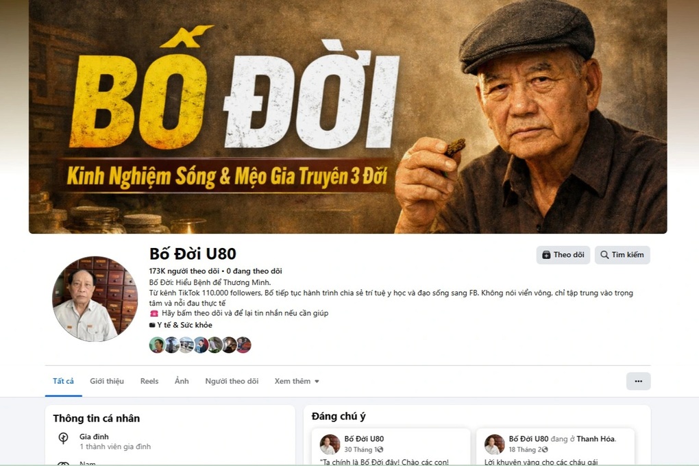Công an tìm bị hại của chủ tài khoản TikToker “Bố Đời U80” - 1