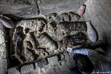 Phát hiện nhiều xác ướp mèo, bọ hung trong mộ cổ Ai Cập nghìn năm tuổi