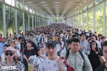 Bà Nguyễn Phương Hằng miễn phí vé khiến khu du lịch Đại Nam chật kín người