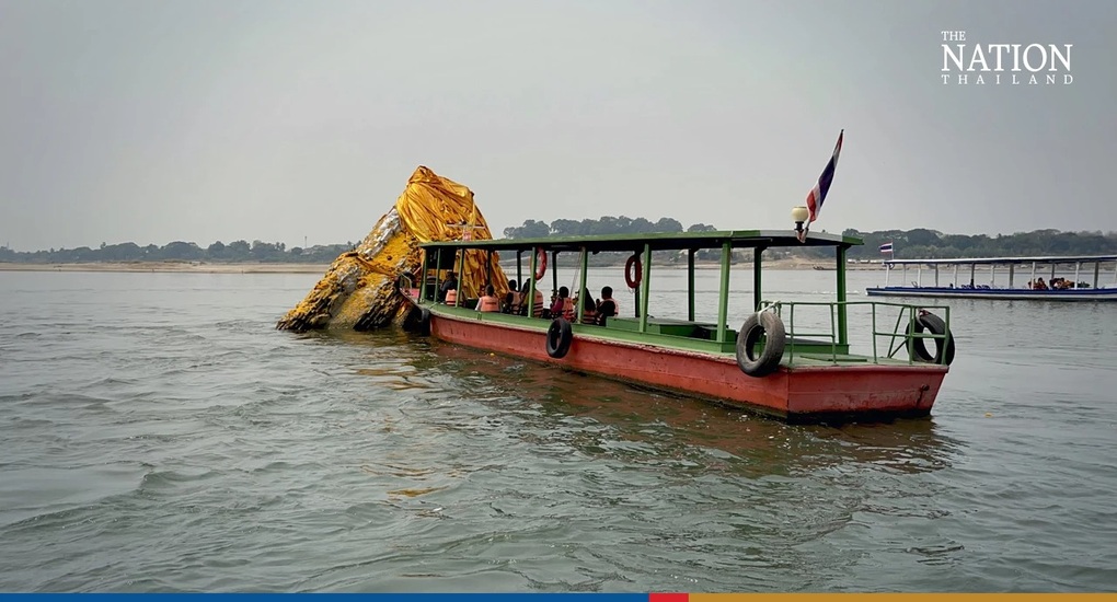 Bảo tháp Phật giáo cổ đại bất ngờ nổi lên giữa sông Mekong - 2 Bảo tháp Phật giáo cổ đại bất ngờ nổi lên giữa sông Mekong - 2