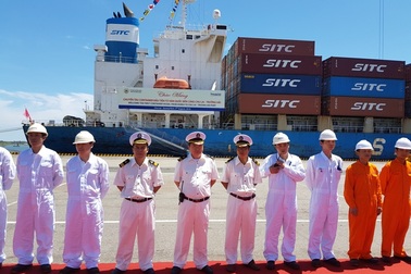 Khai trương tuyến hàng hải quốc tế Hàn Quốc đến Chu Lai