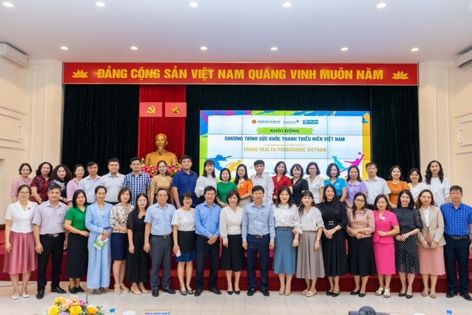 Các đại biểu tham dự lễ khởi động Chương trình Sức khỏe Thanh thiếu niên tại Việt Nam giai đoạn 2.