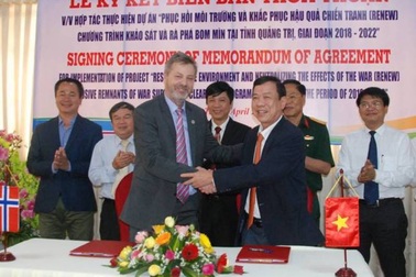 Na Uy hỗ trợ hơn 225 tỷ đồng khắc phục hậu quả bom mìn tại Quảng Trị