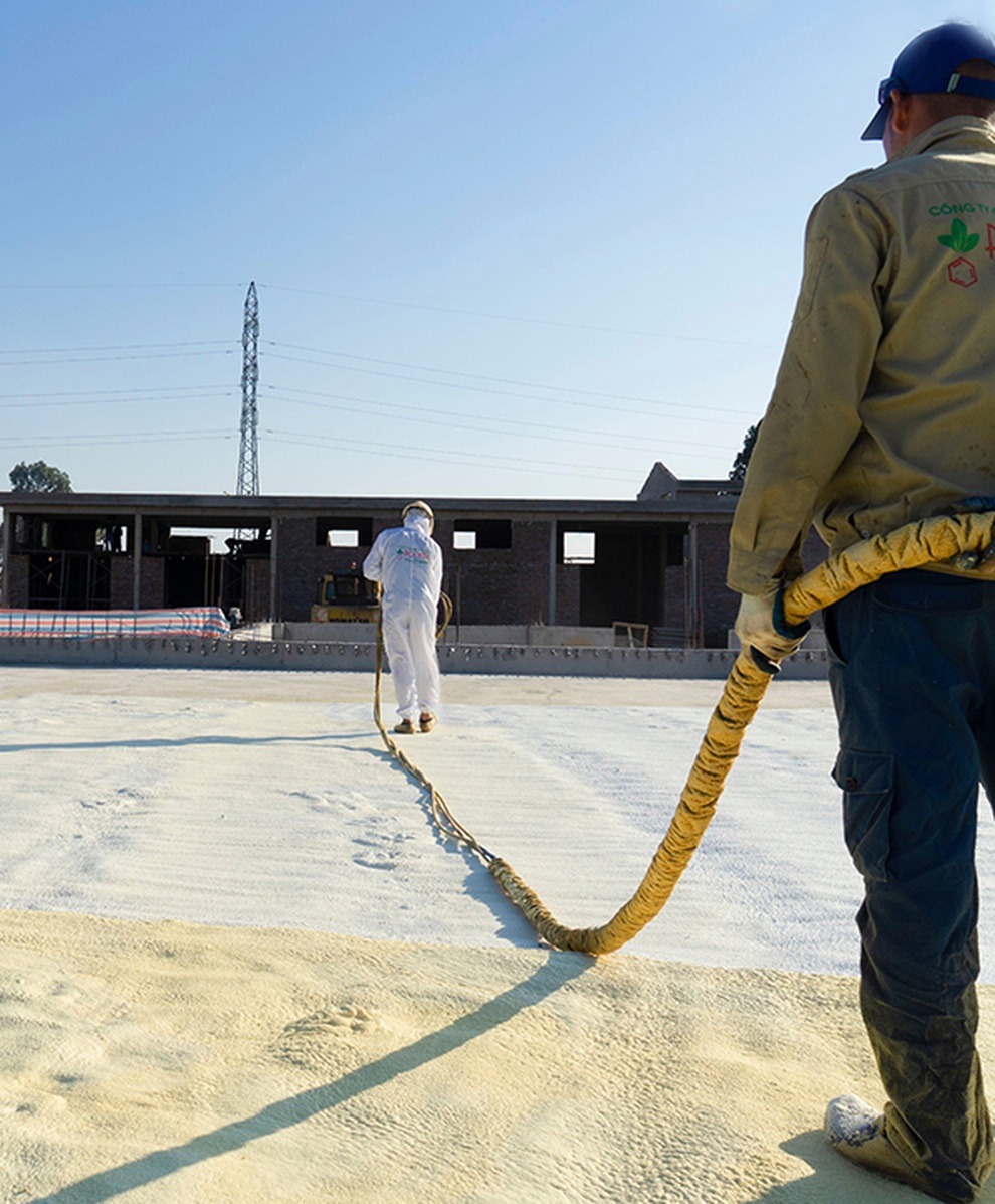 Phun PU Foam - Giải pháp chống nóng nhà hiệu quả 100% - 3 Phun PU Foam - Giải pháp chống nóng nhà hiệu quả 100% - 3