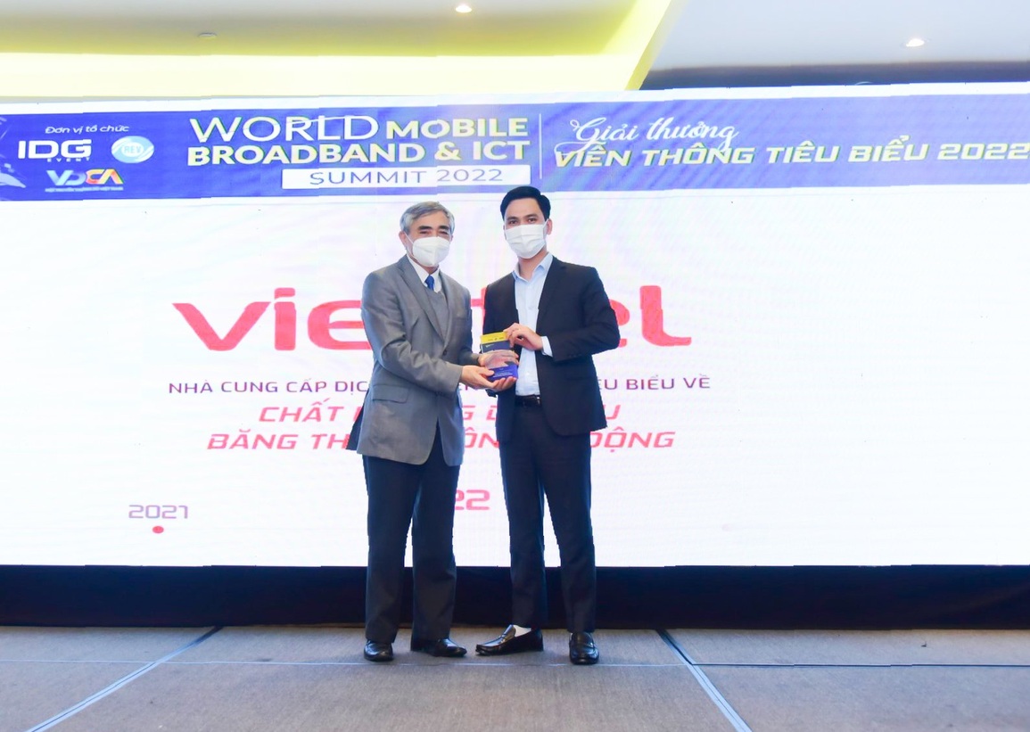 Viettel đạt giải tiêu biểu về chất lượng dịch vụ băng thông rộng di động - 1 Viettel đạt giải tiêu biểu về chất lượng dịch vụ băng thông rộng di động - 1