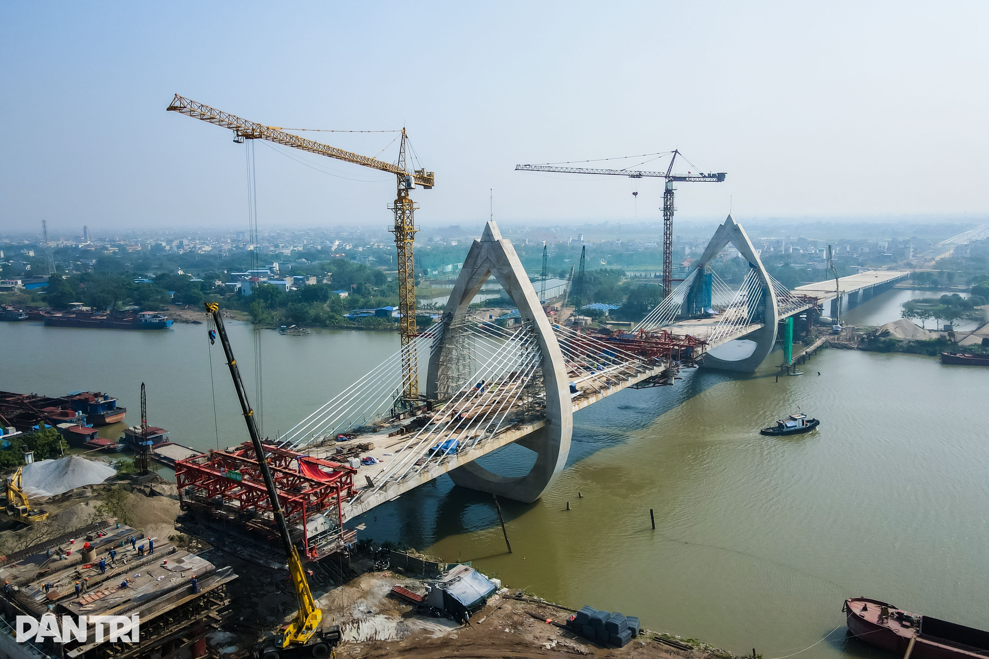 Podul în formă de lotus este așteptat să devină un punct de atracție arhitectural al orașului Nam Dinh - 1 Cây cầu hình búp sen được kỳ vọng sẽ trở thành điểm nhấn kiến trúc Nam Định - 1