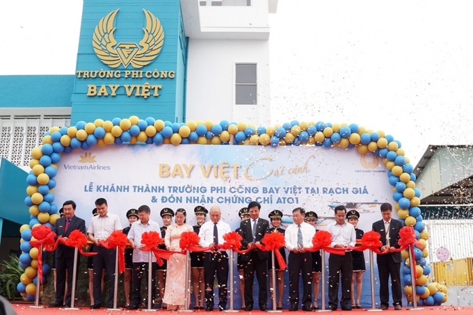 Vietnam Airlines khánh thành trường phi công Bay Việt tại Rạch Giá