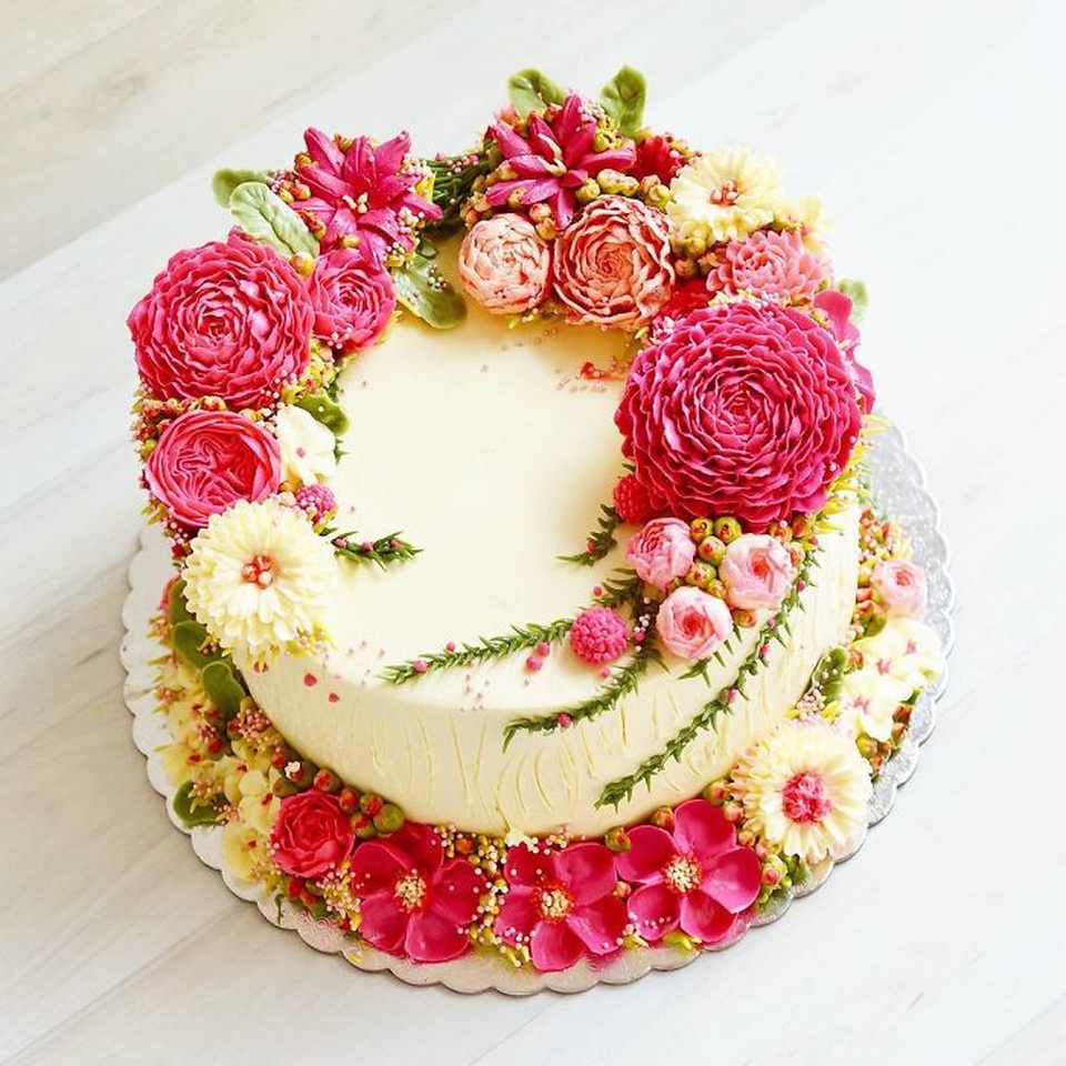 Những chiếc bánh kem tuyệt đẹp “chỉ muốn ngắm, không nỡ ăn” - 14 Những chiếc bánh kem tuyệt đẹp “chỉ muốn ngắm, không nỡ ăn” - 14