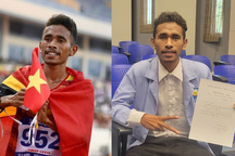 VĐV Timor Leste từng cầm cờ Việt Nam chạy trên sân Mỹ Đình giờ ra sao?