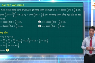 Ôn tập Vật lý thi THPT 2020: Tổng hợp hai dao động điều hòa cùng phương, cùng tần số (Phần 2)