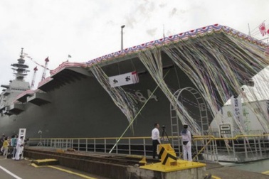 Nhật Bản hạ thủy tàu sân bay trực thăng Izumo thứ hai