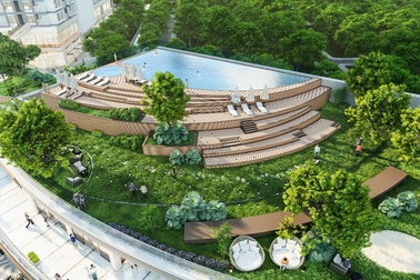 Ecopark có hồ bơi Bali điện phân muối tốt cho sức khoẻ