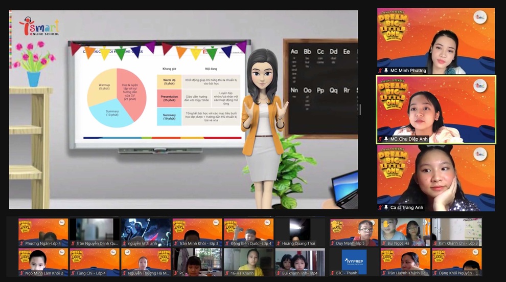 Lễ khai giảng đậm chất Toán - Khoa học của iSMART Online School - 3 Lễ khai giảng đậm chất Toán - Khoa học của iSMART Online School - 3