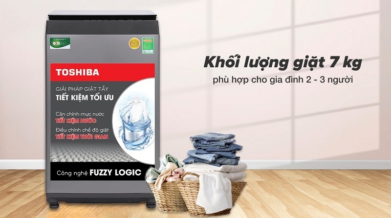 Top máy giặt Toshiba 7kg cửa trên đáng mua hiện nay