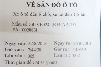 Cục phó Hàng không cũng “giật mình” với giá gửi xe sân bay Nội Bài
